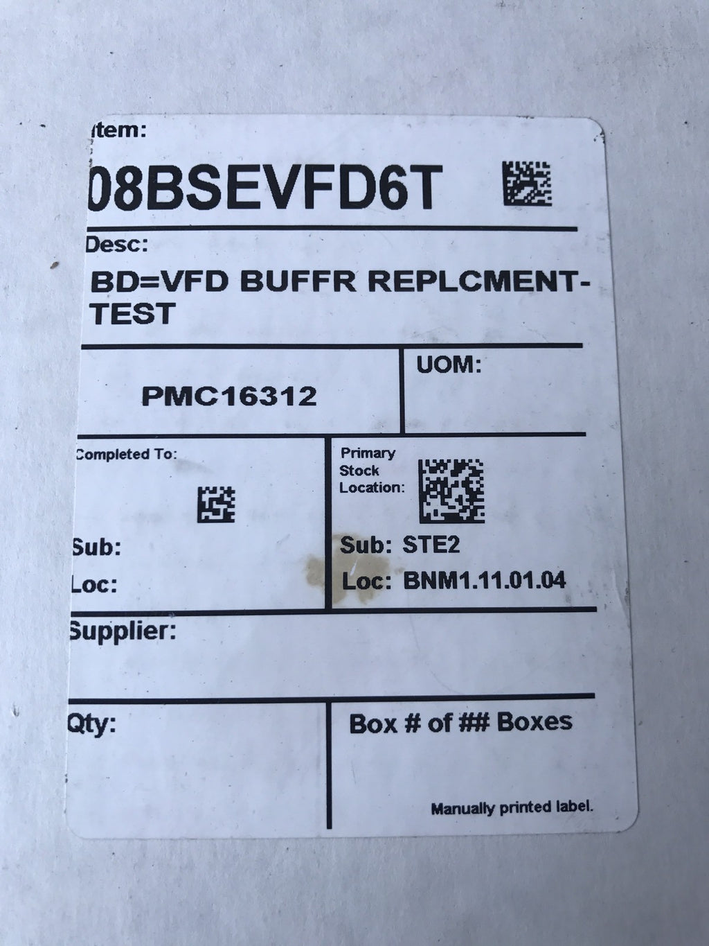 Milnor 08BSEVFD6T VFD BUFFR Replacement NEW