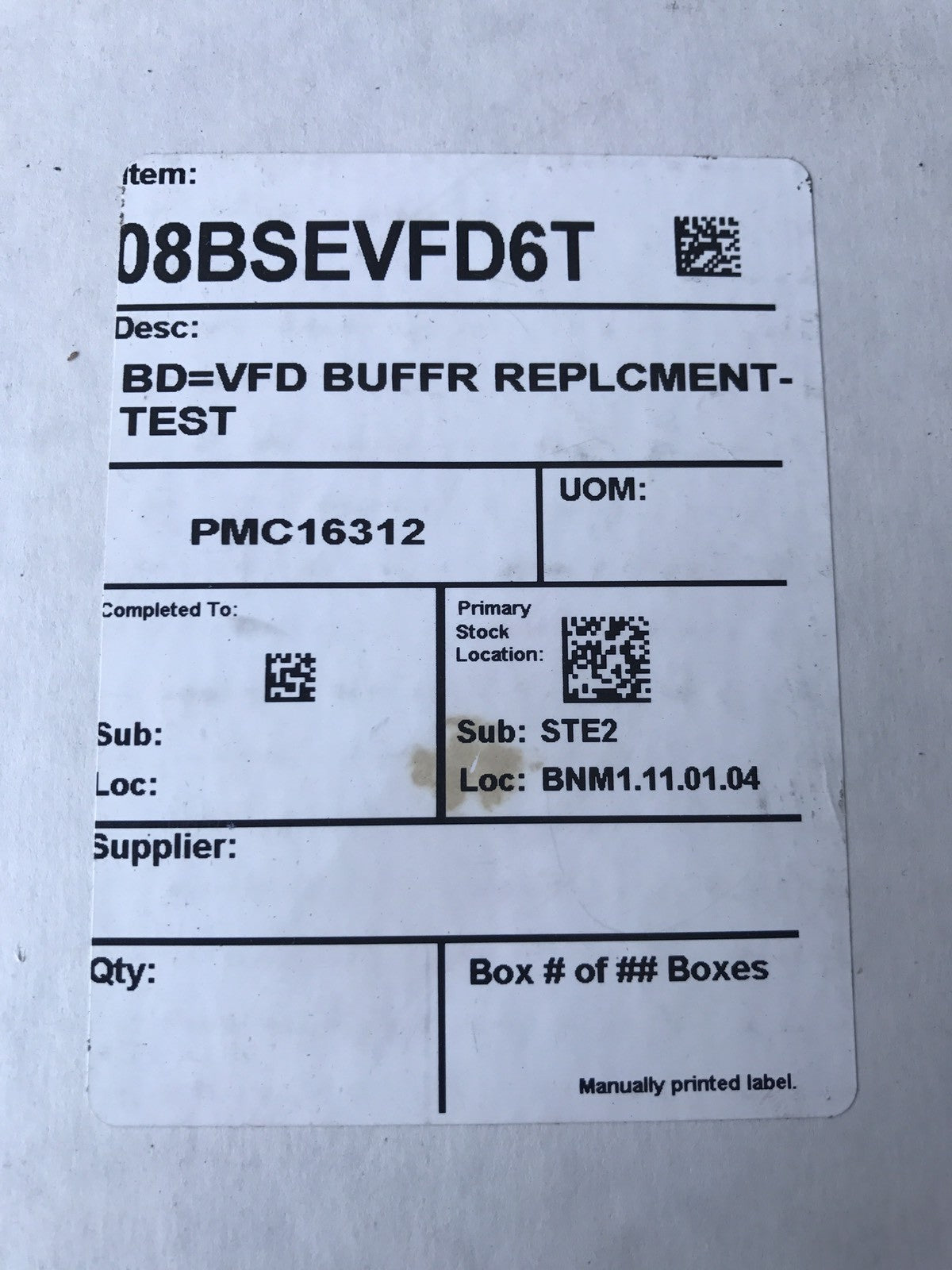 Milnor 08BSEVFD6T VFD BUFFR Replacement NEW