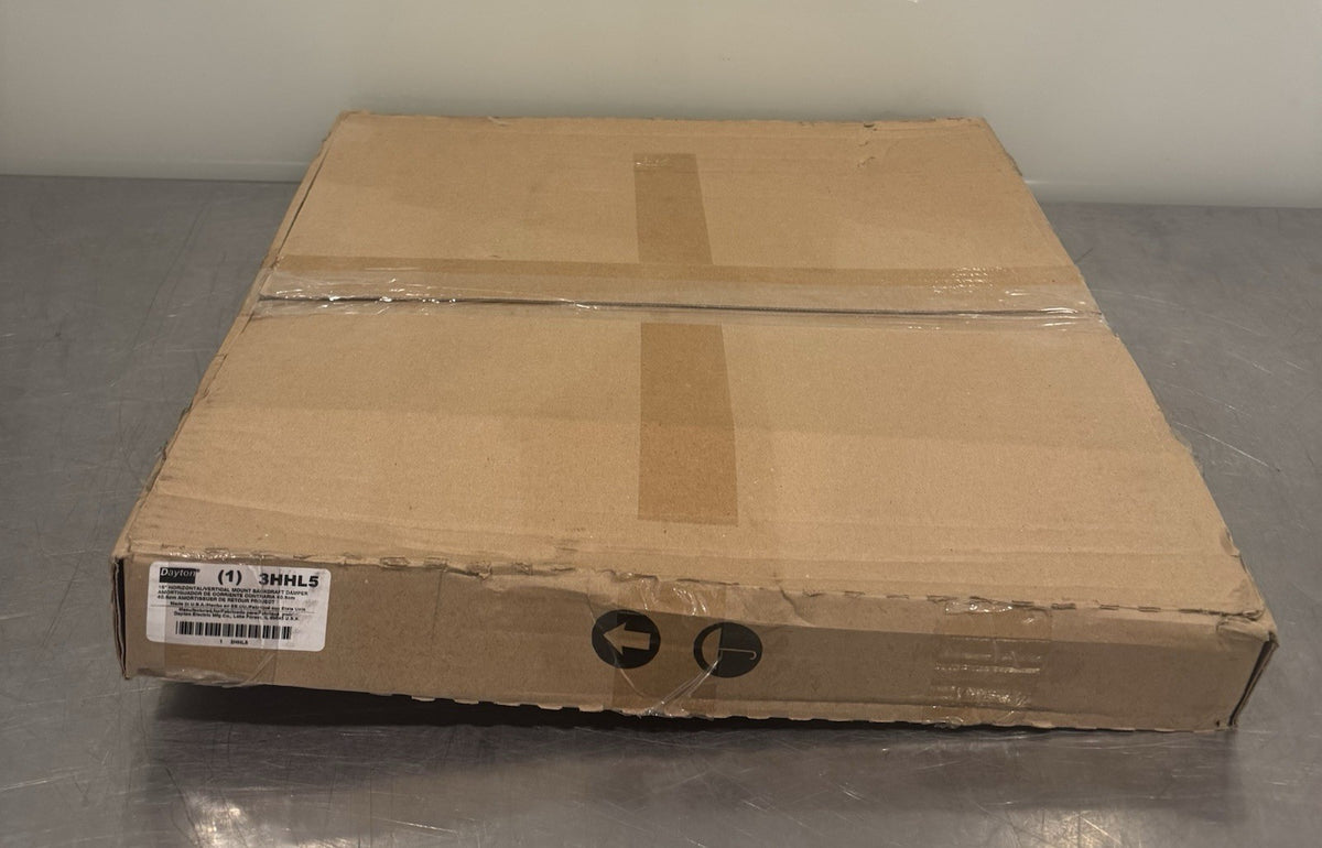 Dayton 3HHL5 Backdraft Damper 16” Horizontal/ Vertical Mount NEW IN BOX!
