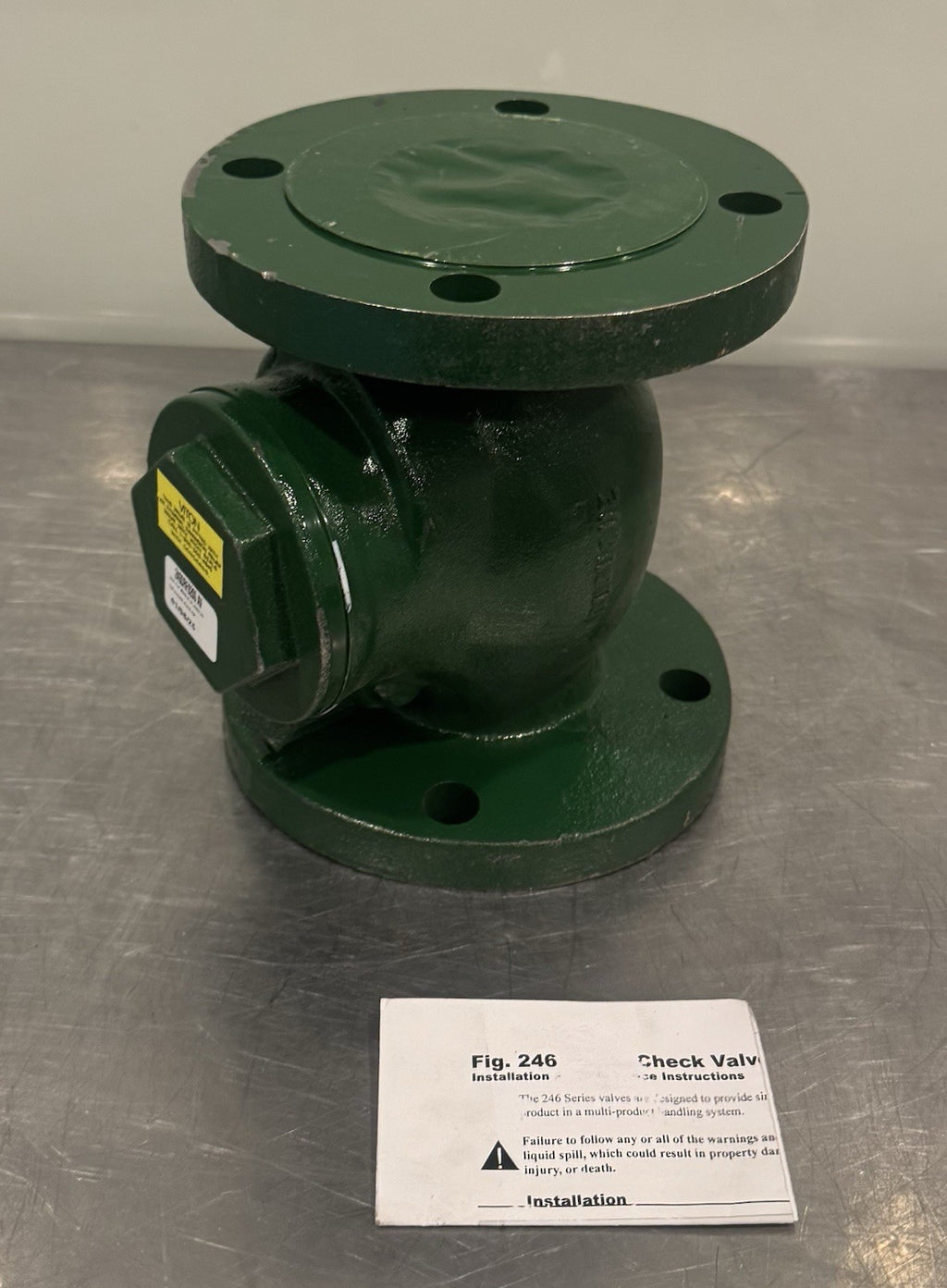 Morrison Bros. 246DRF0200 AV Swing Check Valve 3” Flanged NEW! FREE SHIPPING!