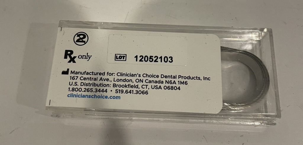Clinicians Choice 206106 Convexi-T Convex Tofflemire Matrix Bands 5.5mm 30 PACK