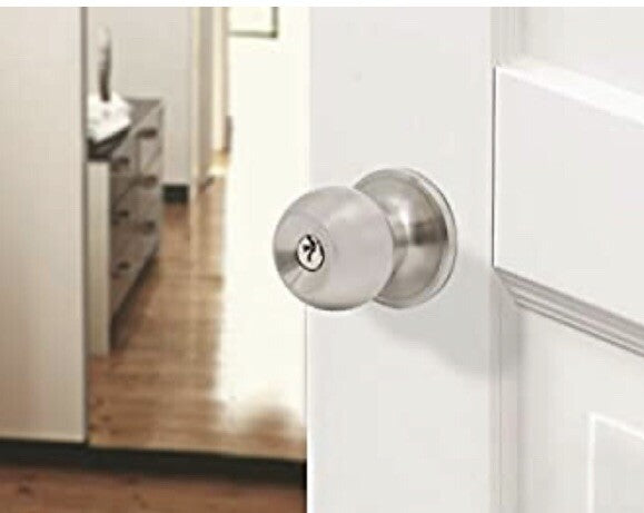 Probrico DL607SNET Keyed Alike Door Knobs Satin Nickel NEW IN BOX! FREE SHIPPING