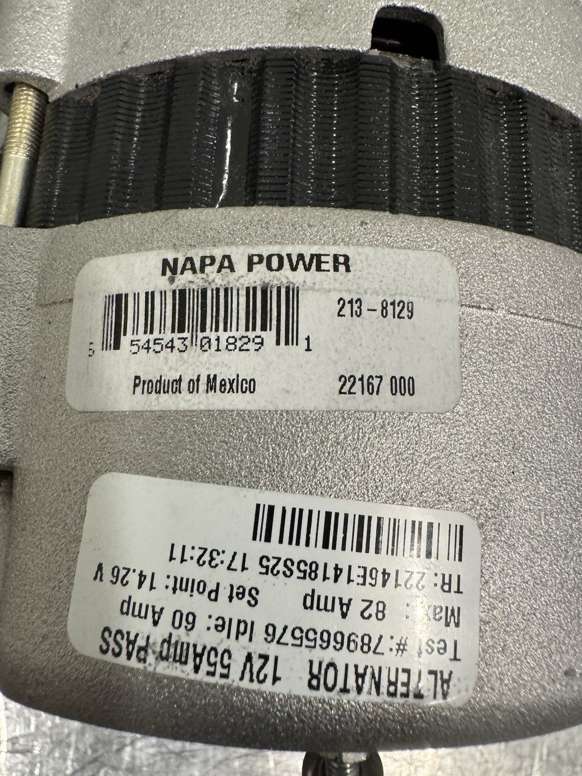 213-8129 Napa Alternator For CAT Caterpillar NEW! FREE SHIPPING!