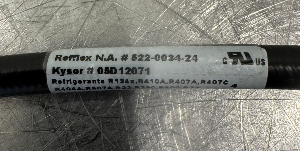 Kysor 05D12071 Control Hose Refflex 522-0034-24 NEW! FREE SHIPPING!
