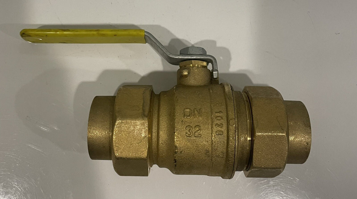 Jomar 160-506 Brass Ball Valve 1-1/4” S-100-DUE NEW! FREE SHIPPING!