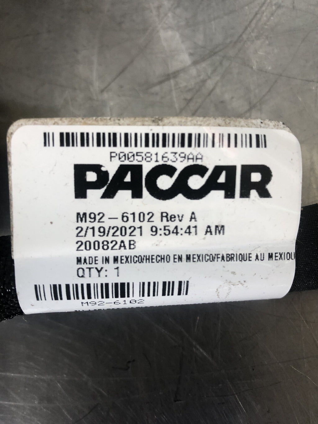 Paccar M92-6102 DEF Tank Harness Small NEW!! FREE SHIPPING!!