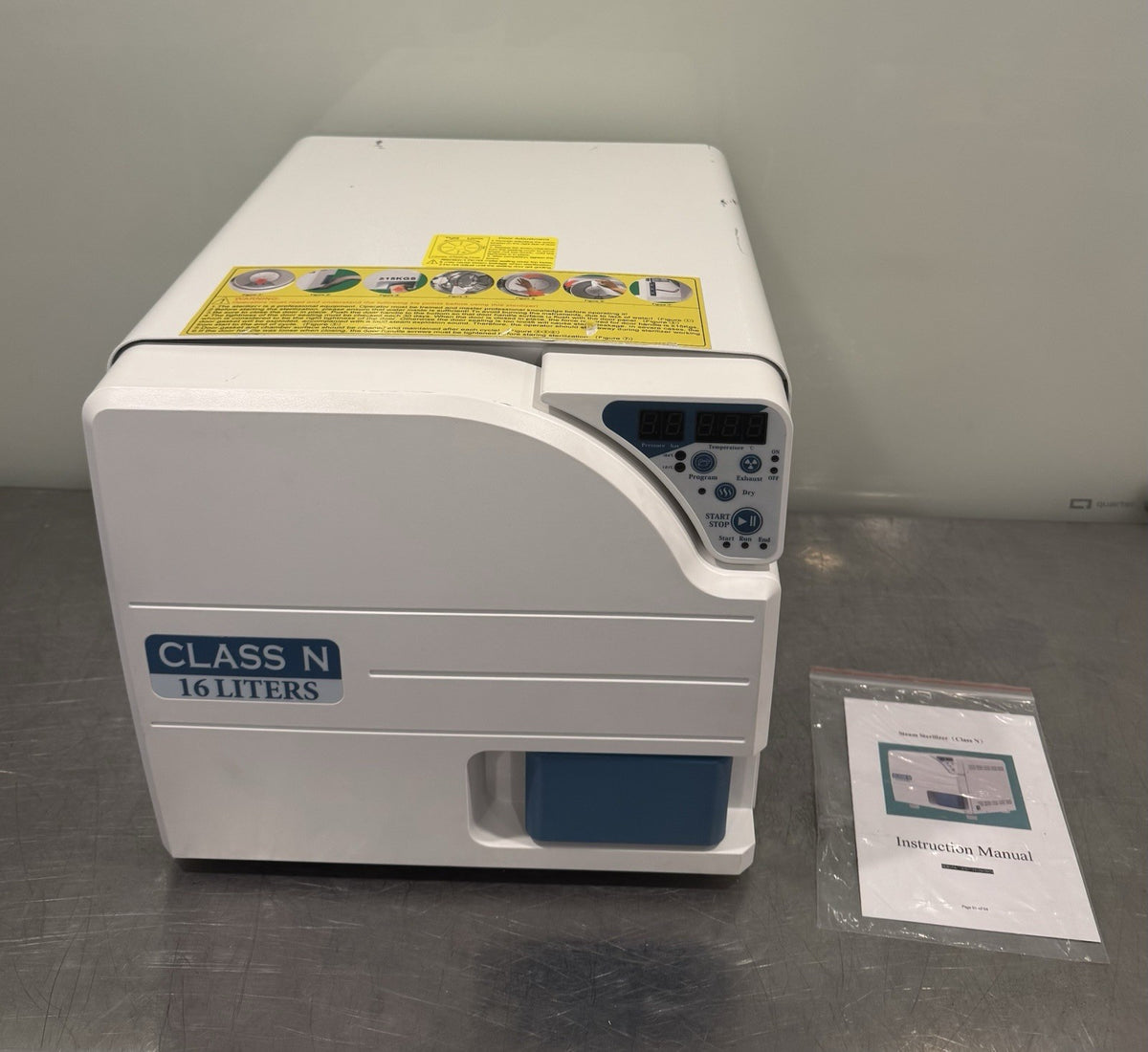 JCH-16 Dental Autoclave Steam Sterilizer Class N 16 Liter 110V NEW! SHIPS FREE!