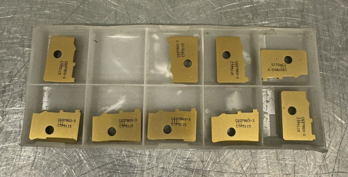 Ceratizit CTP5115 Carbide Cutting Tips TE2503833 9 PACK NEW! FREE SHIPPING!