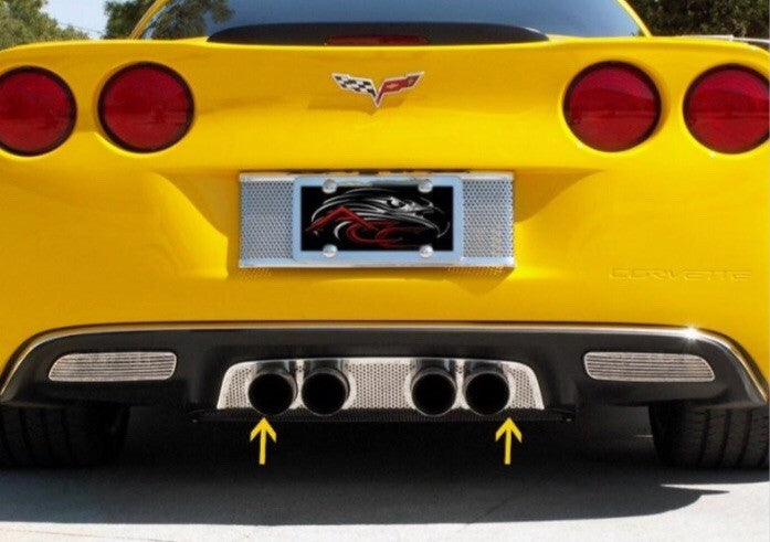 American Car Craft 042005 Exhaust Filler Panel Corvette 2005-13 NEW IN BOX