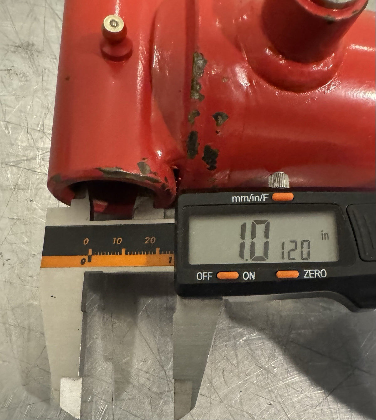 100653 0810 Hydraulic Cylinder Red 200-244 NEW! FREE SHIPPING!