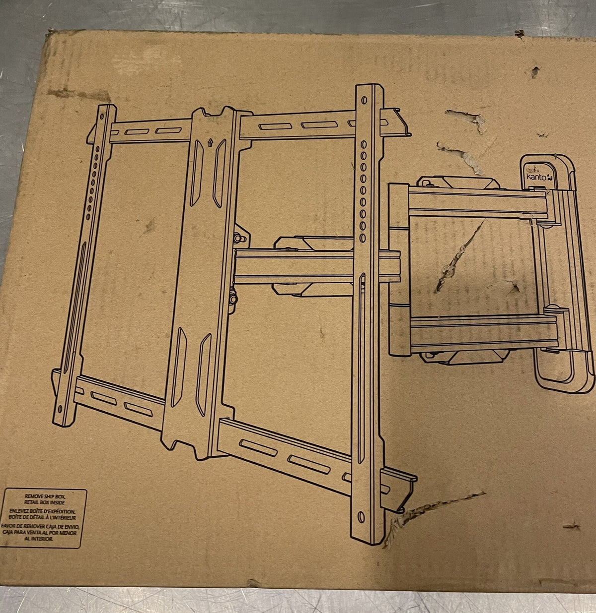 Kanto PS350W Full Motion TV Wall Mount NEW IN BOX! FREE SHIPPING!