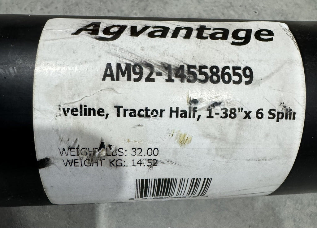 Agvantage AM92-14558659 Tractor Half Shaft Constant Velocity NEW! FREE SHIPPING!