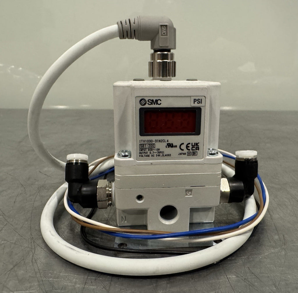 SMC ITV1030-31N2CL4 Electro-Pneumatic Regulator Pressure Controller NEW!