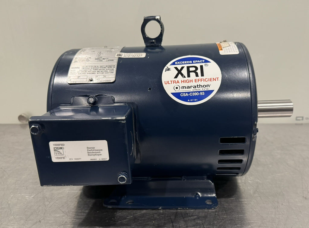 Marathon E1931 Electric Motor 5HP 1755 RPM 208-230/460V 184T NEW! FREE SHIPPING!