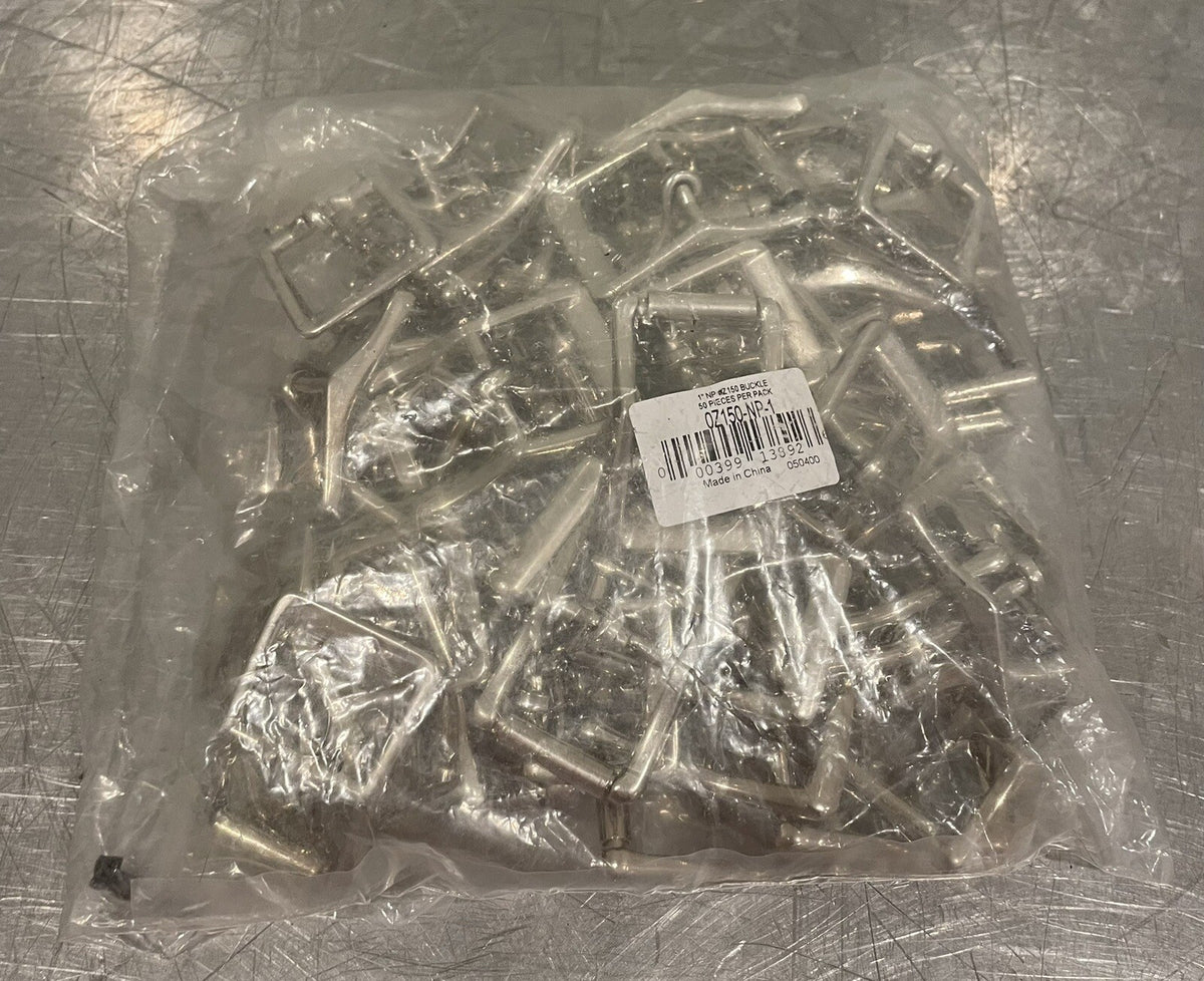 0Z150-NP-1 Buckle 1” NP Z150 Nickel Plated 50 PACK NEW! FREE SHIPPING