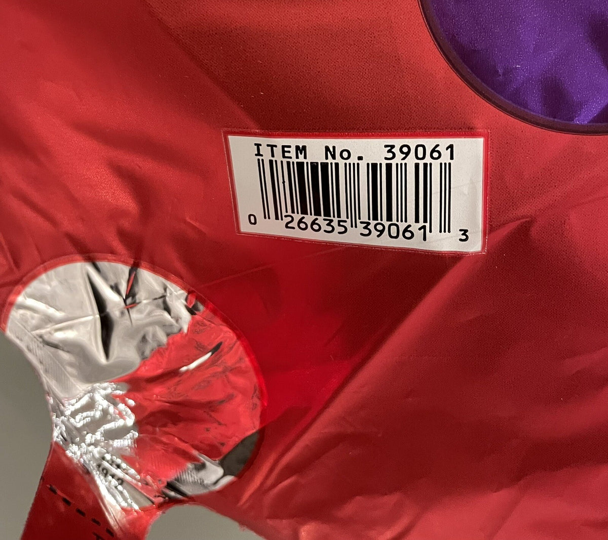 (1) Red Satin Happy Birthday Party Hat Large Mylar Balloon 36” Anagram 39061