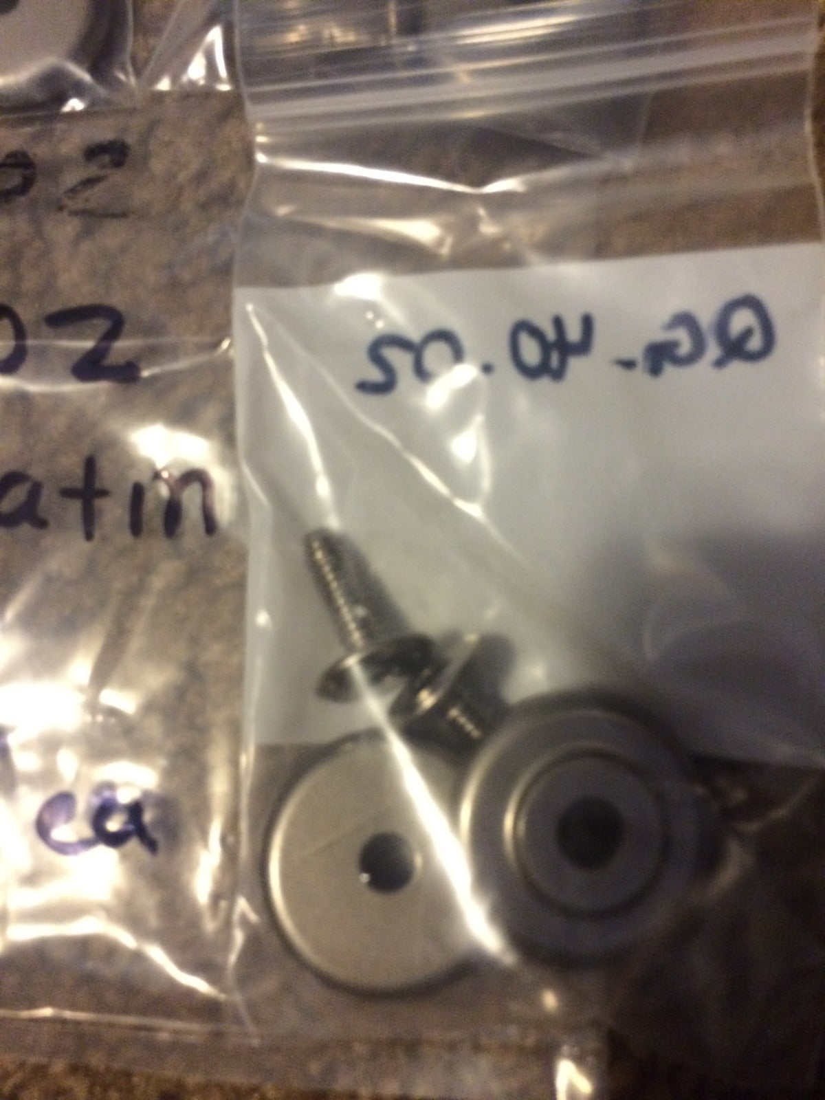 Ladder Parts Quiet Glide Stop Kit (2 Stops Per Kit) Part# QG.40.02 Satin Nickel