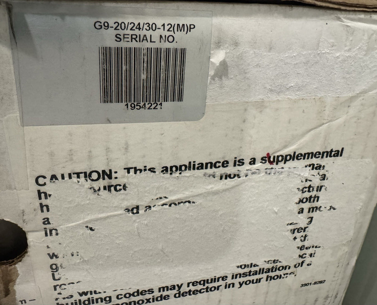 Real Frye G9-20/24/30-12P Vent Free Burner Propane W/ Remote NEW IN BOX!