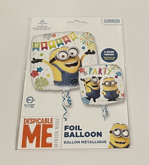 (1) Despicable Me Minnion Party Balloon 17” Anagram 36159 NEW! FREE SHIPPING!