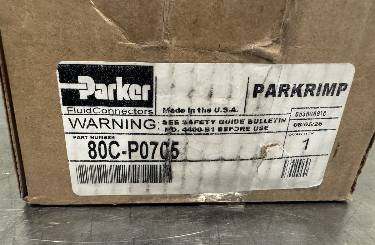 Parker 80C-P0705 Hose Die Parflex Parkrimp NEW IN BOX! FREE SHIPPING!