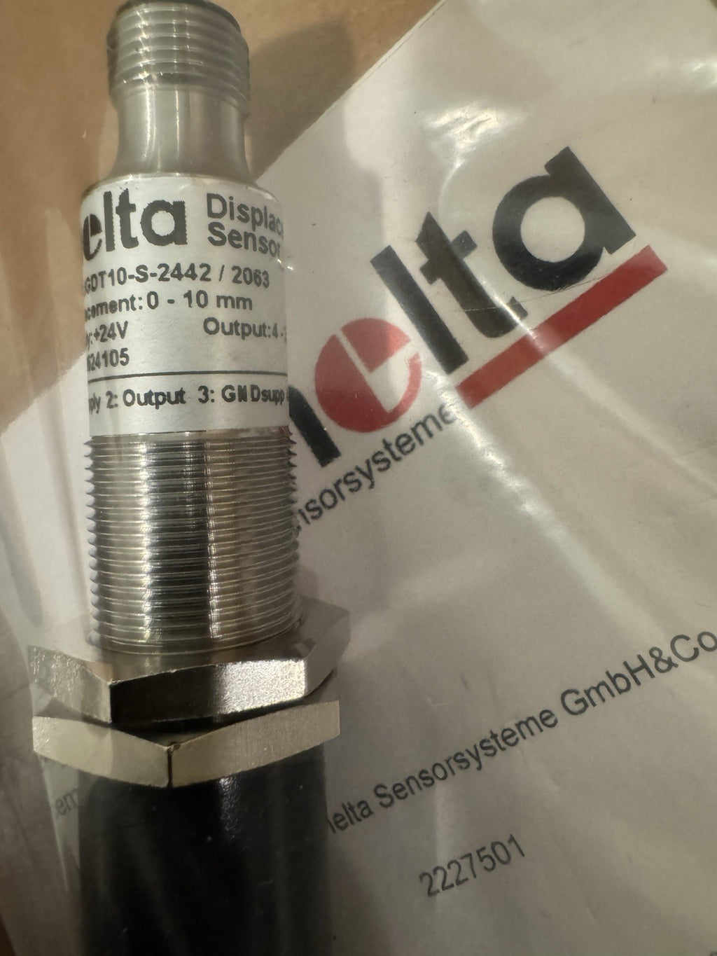 Inelta IGDT10-S-2442/2063 Displacement Transducer Sensor NEW IN BOX! SHIPS FREE!