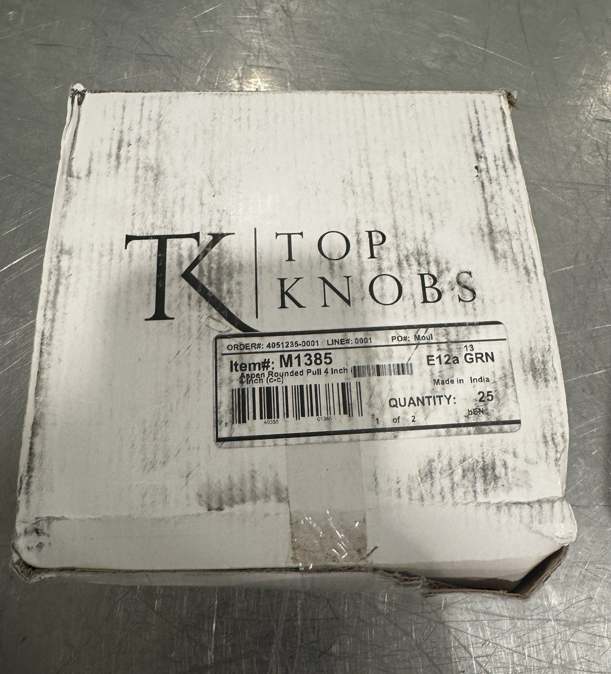 Top Knobs Aspen Rounded Pull 4" Silicon Bronze Light Cabinet Handle NEW!
