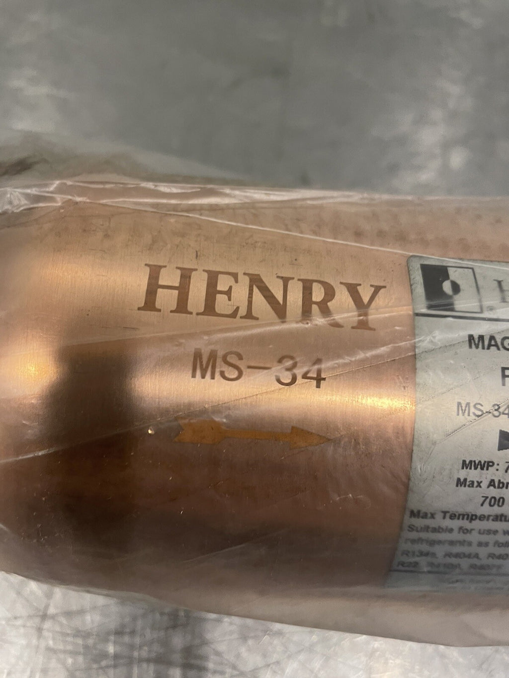 Henry F6315 Magnetic Check Valve MS-34 2-1/8” ODS NEW IN BOX! FREE SHIPPING!