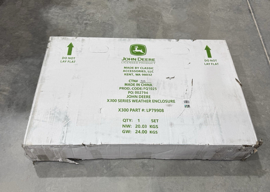 John Deere LP79908 Tractor Weather Enclosure X300 Series NEW IN BOX! SHIPS FREE!