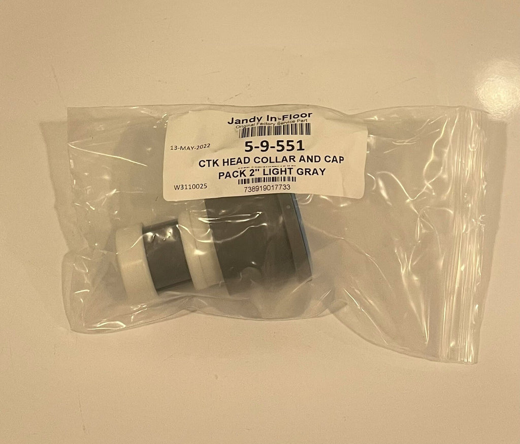 Jandy 5-9-551 Zodiak Caretaker Cleaning Head & Cap 2” Light Gray NEW! SHIPS FREE