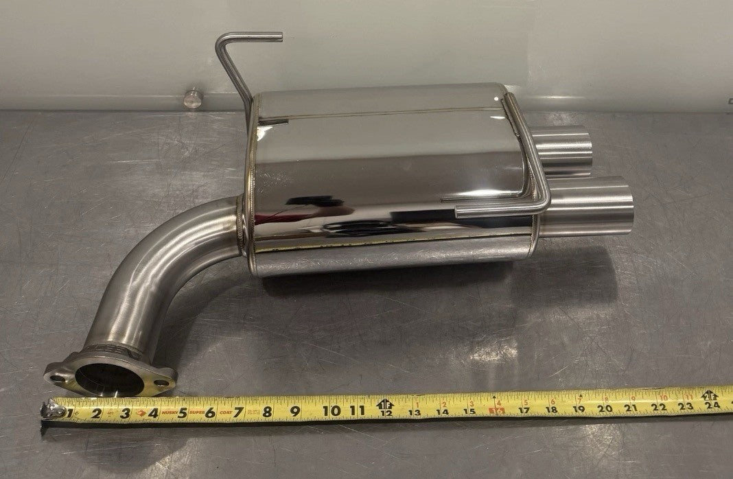 Cobb Muffler Cat Back Exhaust W/ Tips Stainless Steel NEW! FREE SHIPPING! 