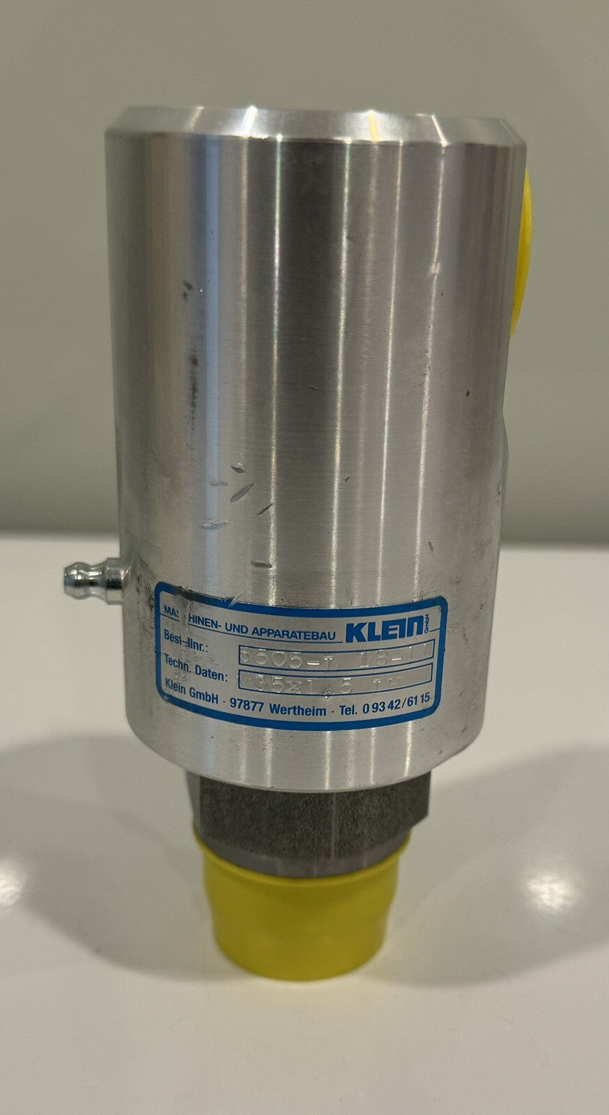 Klein GMBH 6505-L 18-11 M35x1.5 LH Hydraulic Valve Pressure Intensifier NEW!