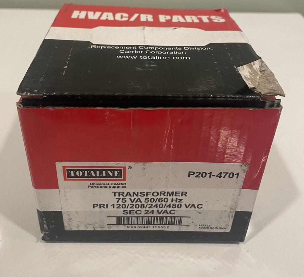 Totaline P201-4701 Transformer 75 VA 50/60Hz PRI 120/208/240/480 VAC NEW!!!