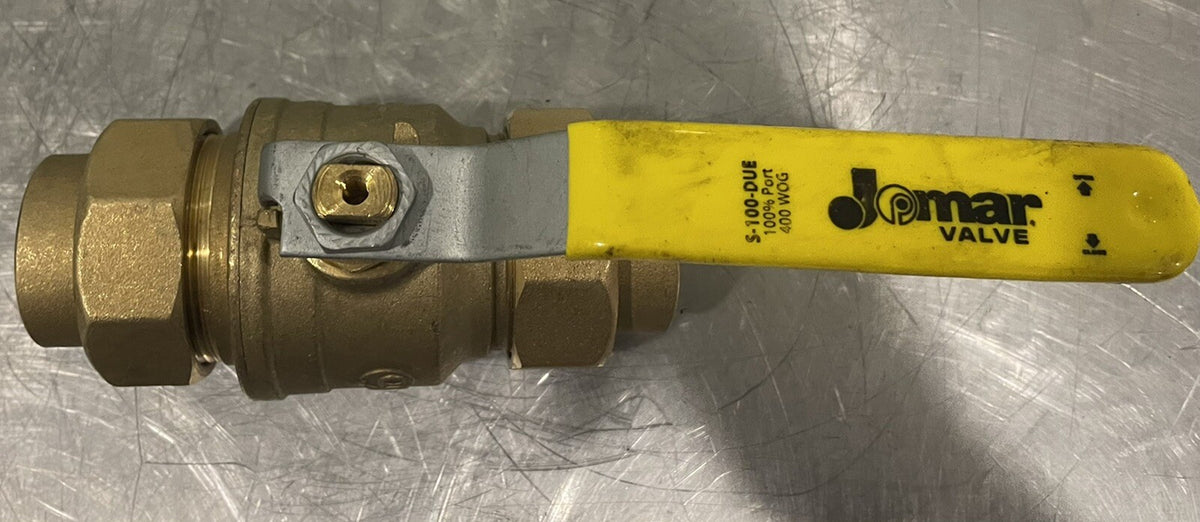 Jomar 160-507 Brass Ball Valve 1-1/2” S-100-DUE NEW! FREE SHIPPING!