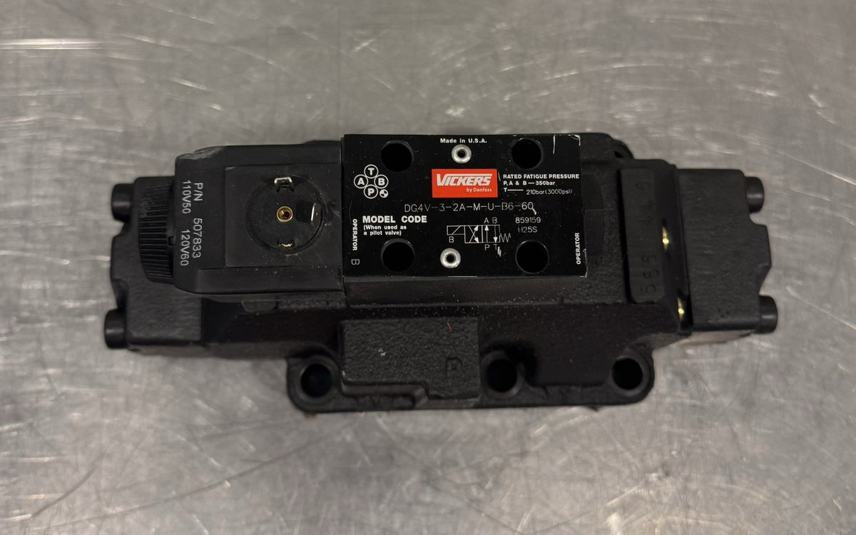 Vickers DG5V-8-H-2A-M-U-B-10 Hydraulic Control Valve ASSY NEW! FREE SHIPPING!