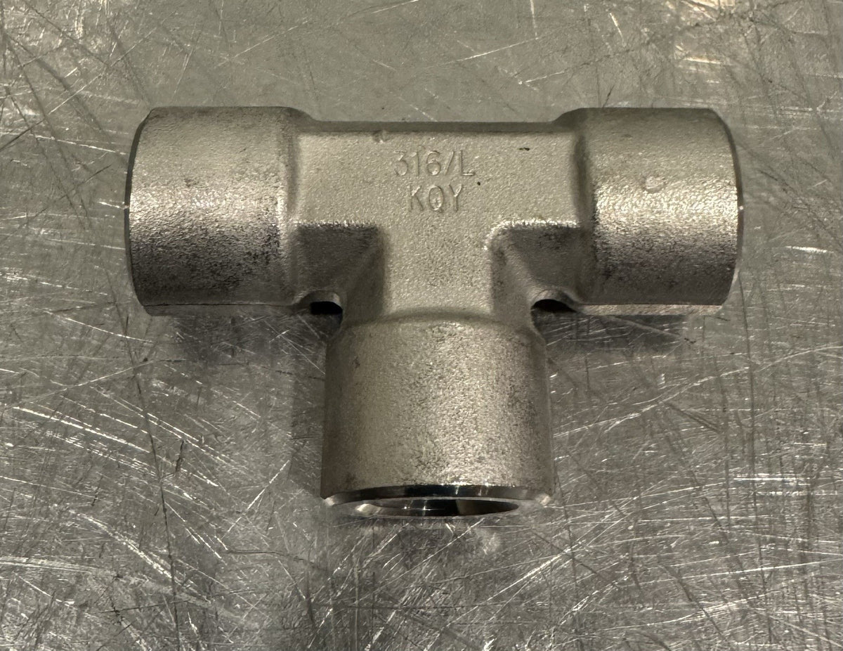 Hy-Lok H-STA-4N S316 Pipe Fitting Tee NEW! FREE SHIPPING!