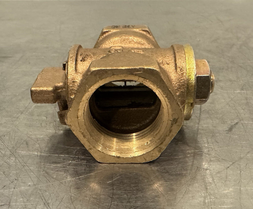 McDonald 1” Gas Plug Valve Brass Non Locking Tab NEW! FREE SHIPPING!