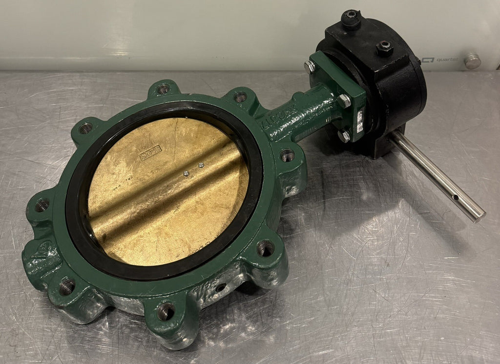 Center Line 8” Butterfly Valve 200 Series Disc AL BRZ 200 PSI NO HANDLE! 