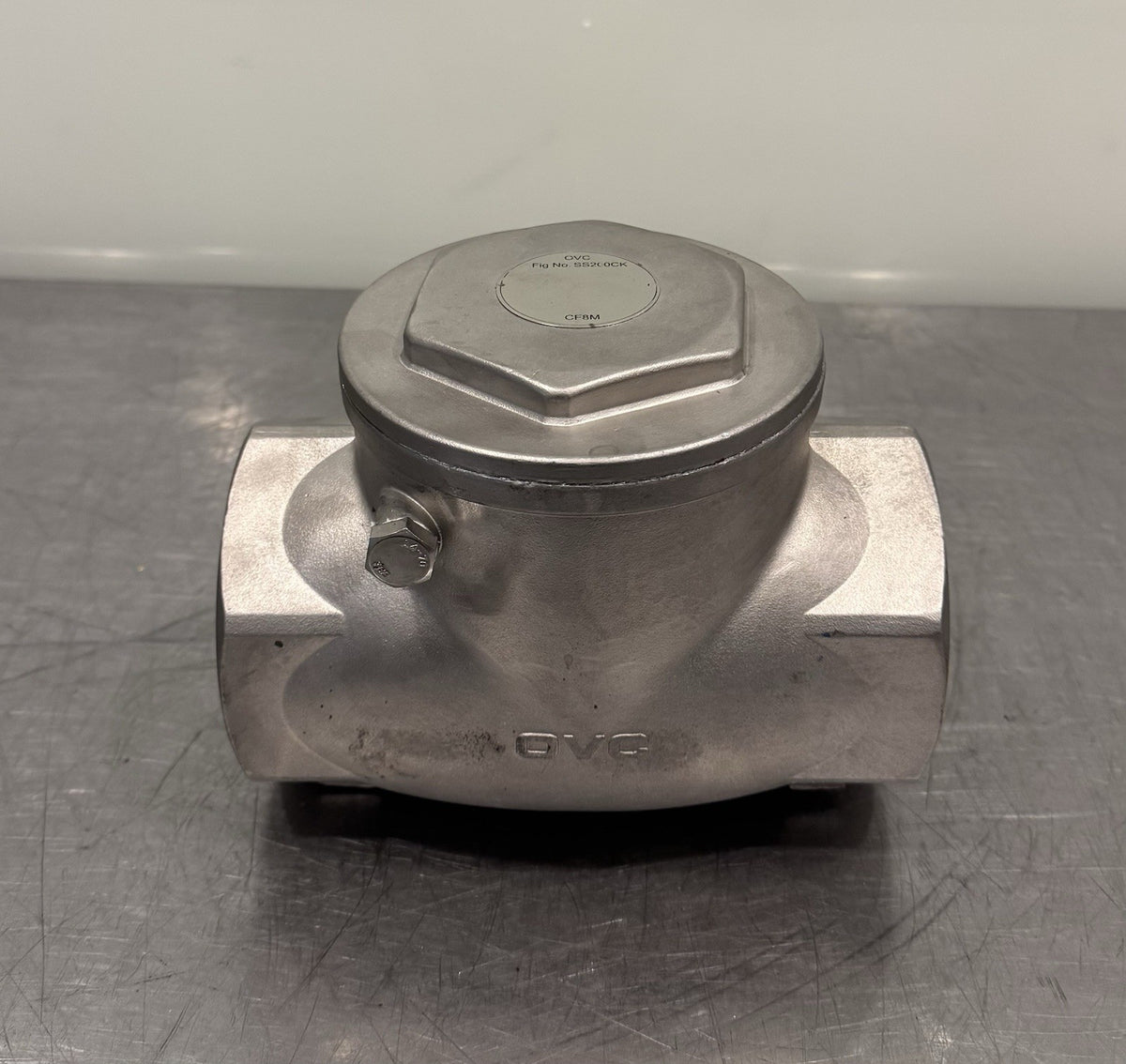 OVC SS200CK 3” Cast Stainless Steel Swing Check Valve Threaded NEW! SHIPS FREE!