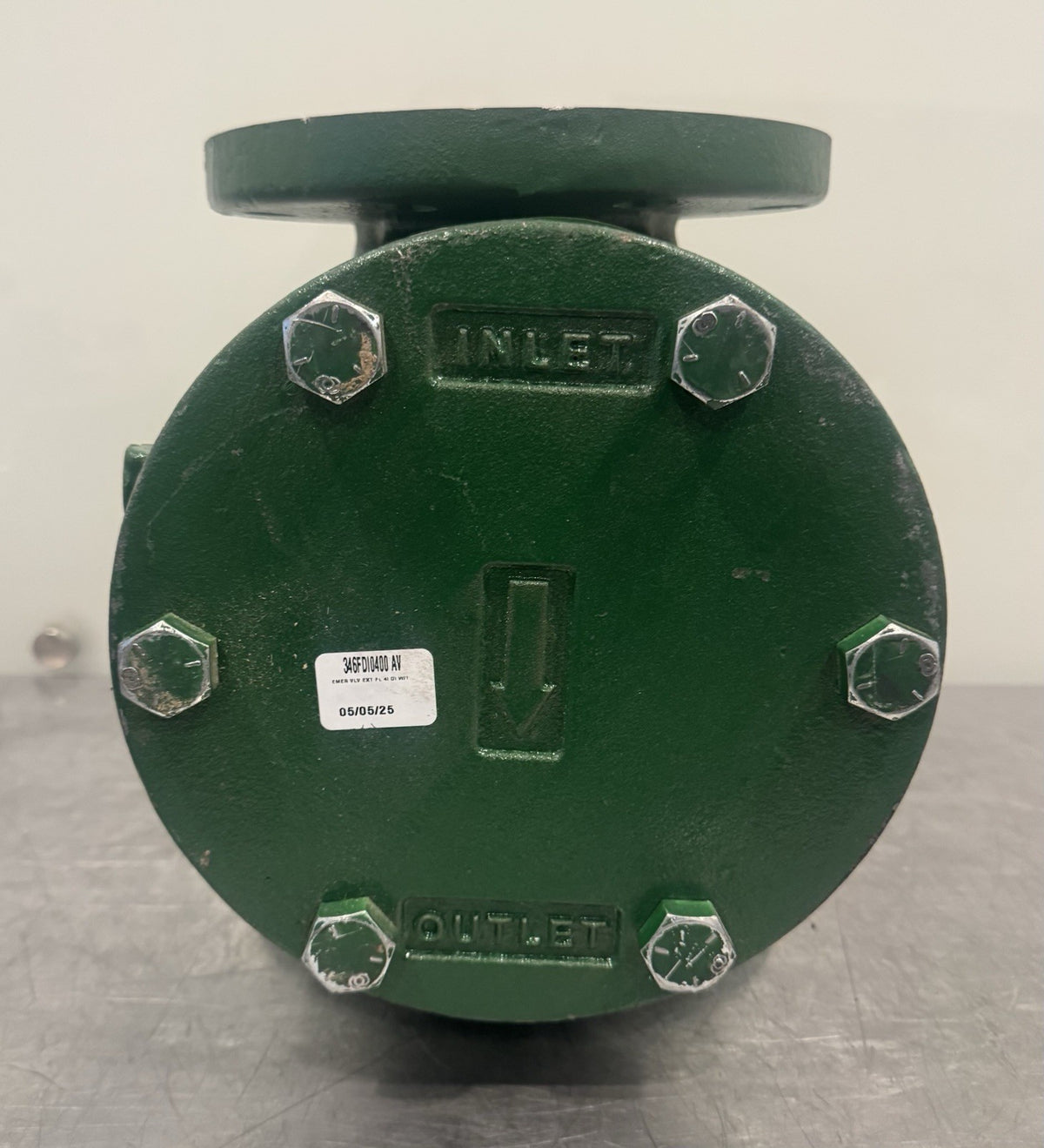 Morrison 346FDI 4” External Emergency Valve Flanged 346FDI0400 AV NEW SHIPS FREE