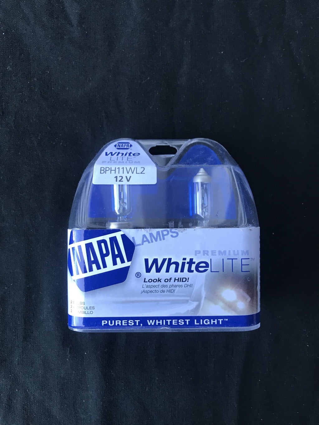 NAPA BPH11WL2 Premium White Light Headlight Bulb Set Of 2 NEW SEALED