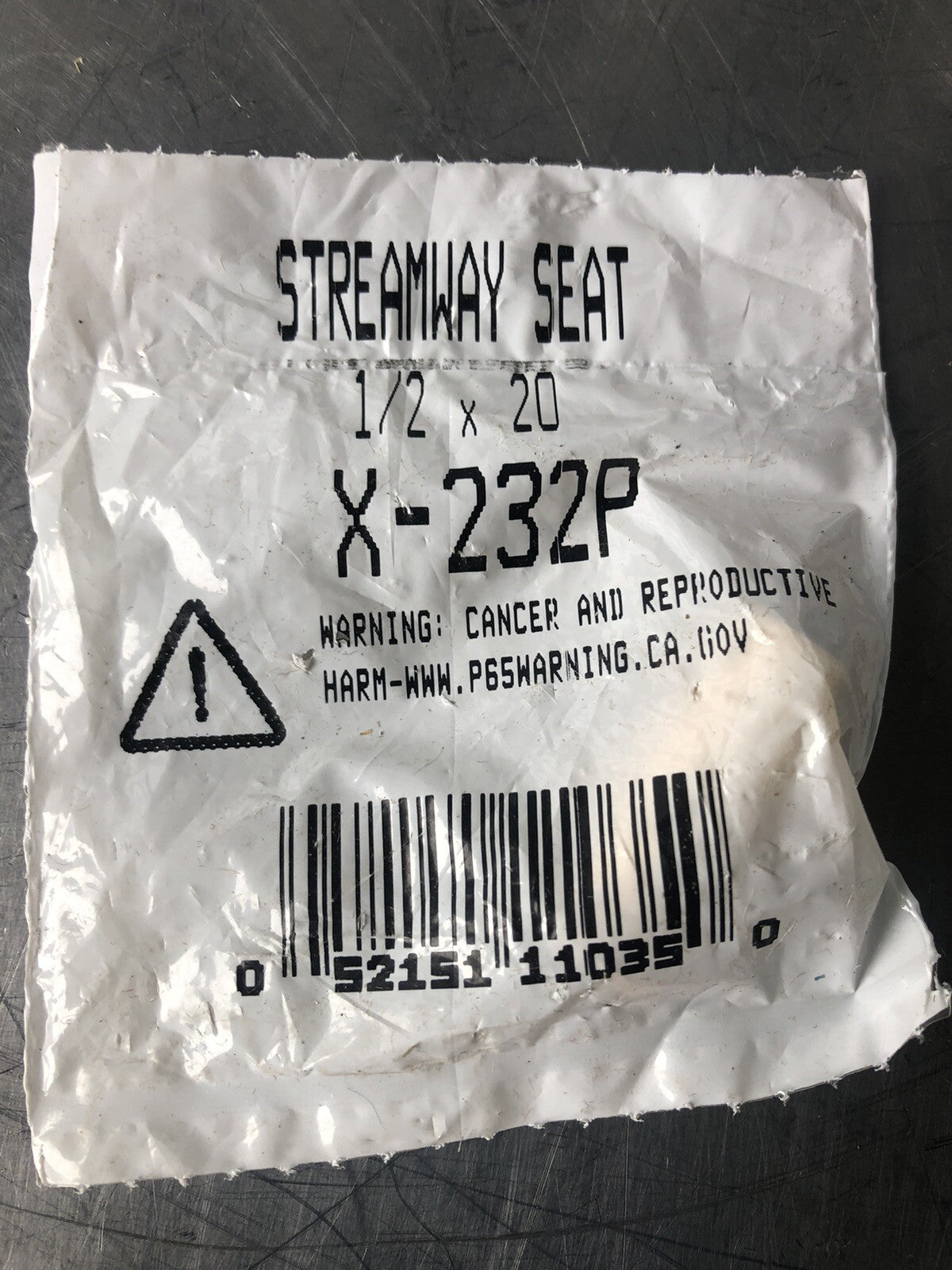 X-232P Larson Supply Co. 1/2 X 20 Streamway Seat NEW! FREE SHIPPING!