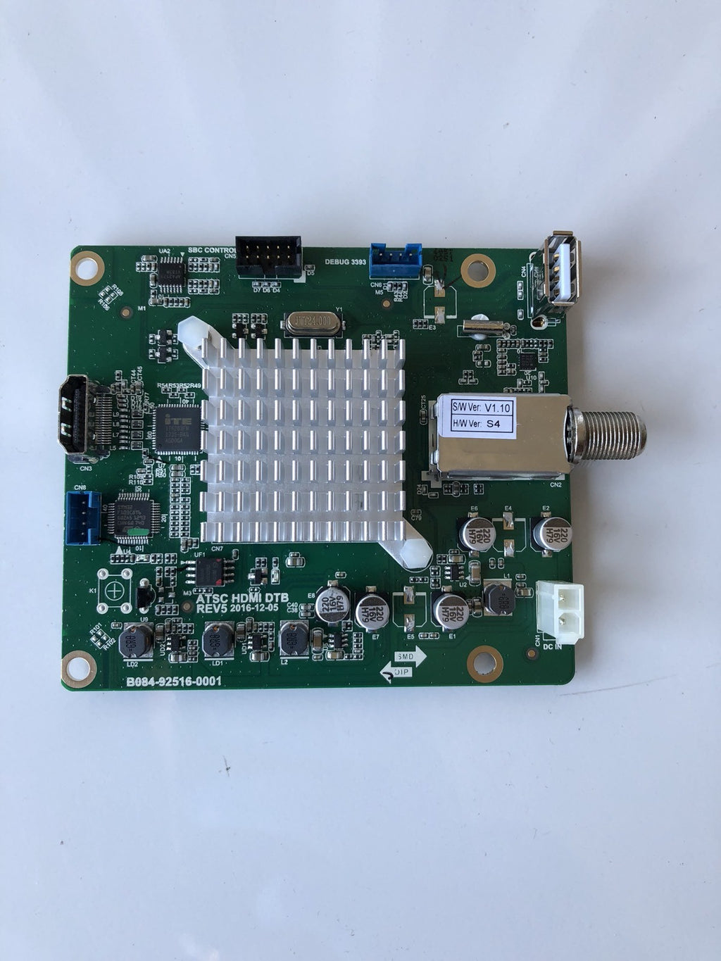 Circuit Board T.MS3393.55 Life Fitness B084-92516-0001 PCB-ASSY:ATSC HDMI DTB