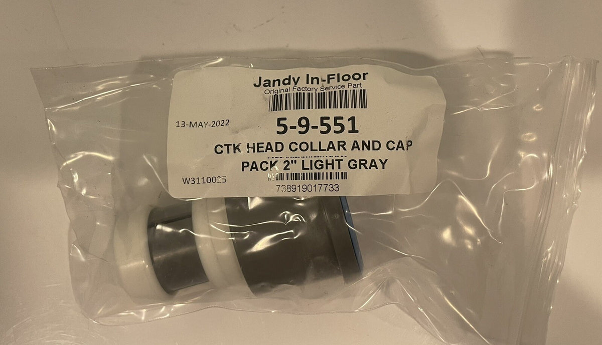 Jandy 5-9-551 Zodiak Caretaker Cleaning Head & Cap 2” Light Gray NEW! SHIPS FREE