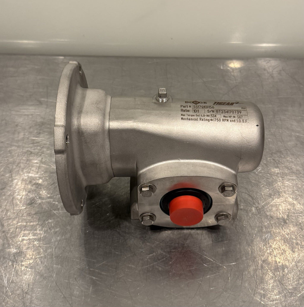 Dodge SS17Q10H56 Gear Reducer 10:1 Stainless Steel Food Safe NEW! SHIPS FREE!