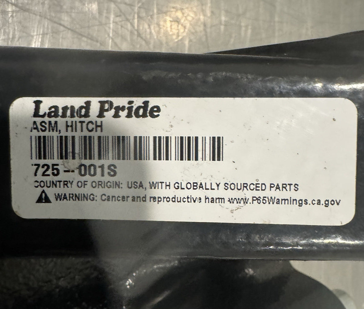 Land Pride 725-001S ASM CUL Hitch Kubota Skid Loader Drag Scraper NEW SHIPS FREE