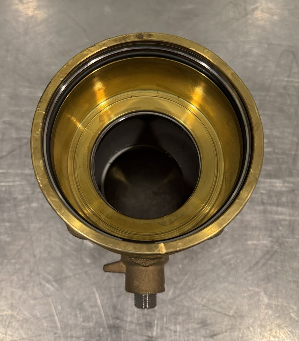 Bonomi 4" Brass Press Ball Valve CW511L 200 CWP NEW! NO HANDLE! SHIPS FREE!