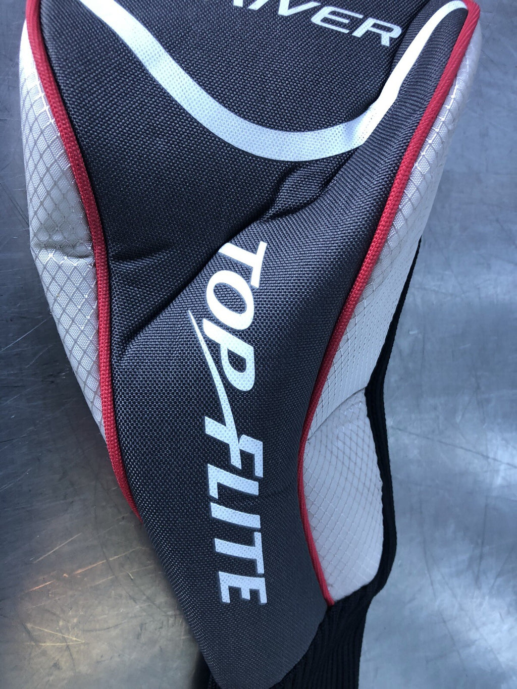 Top Flite Driver Headcover Red & Grey NEW! FREE SHIPPING!!
