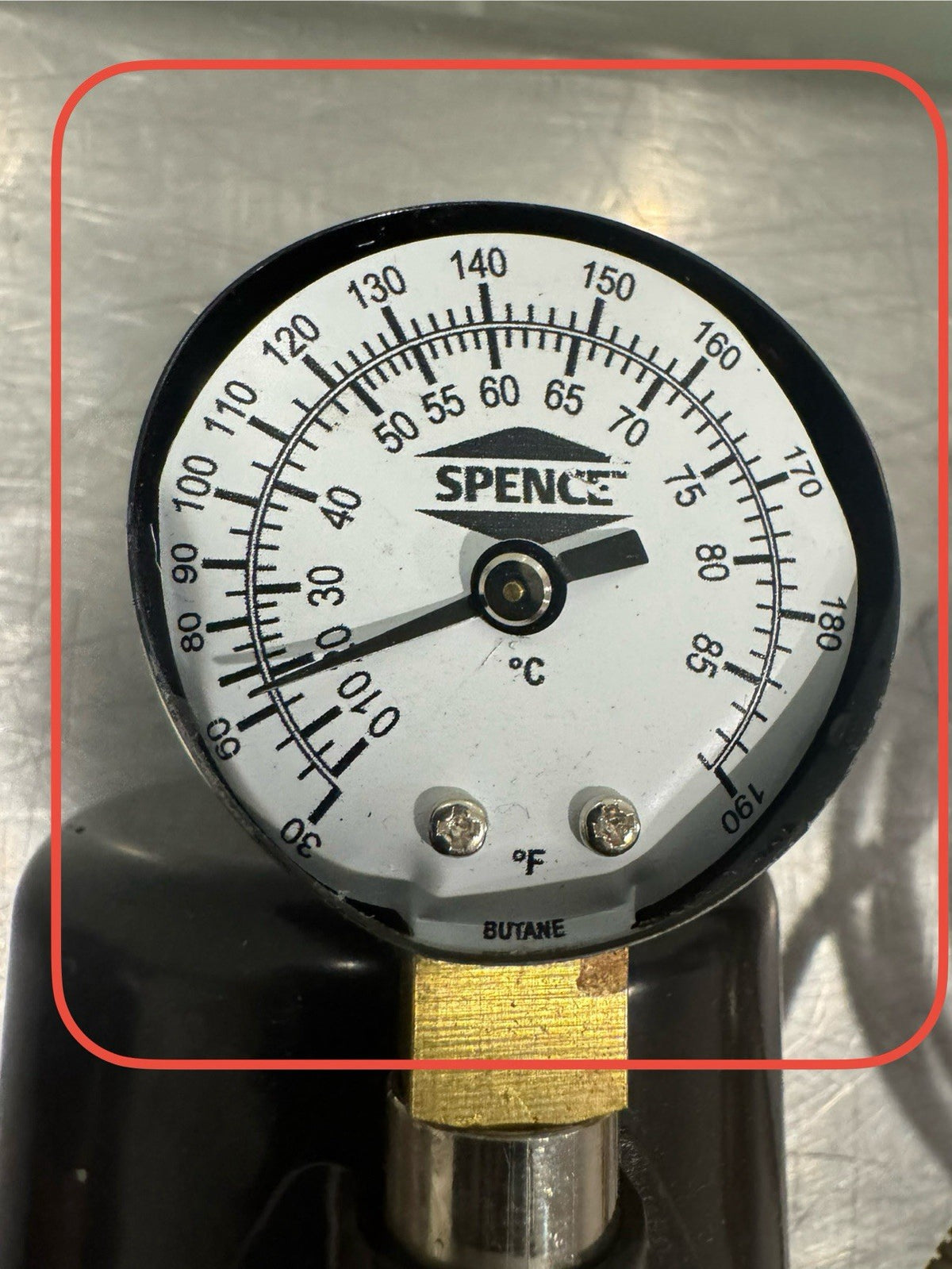 Spence 2040TE-GQF Temperature Regulator Series 2000 NEW! BROKEN GAUGE!
