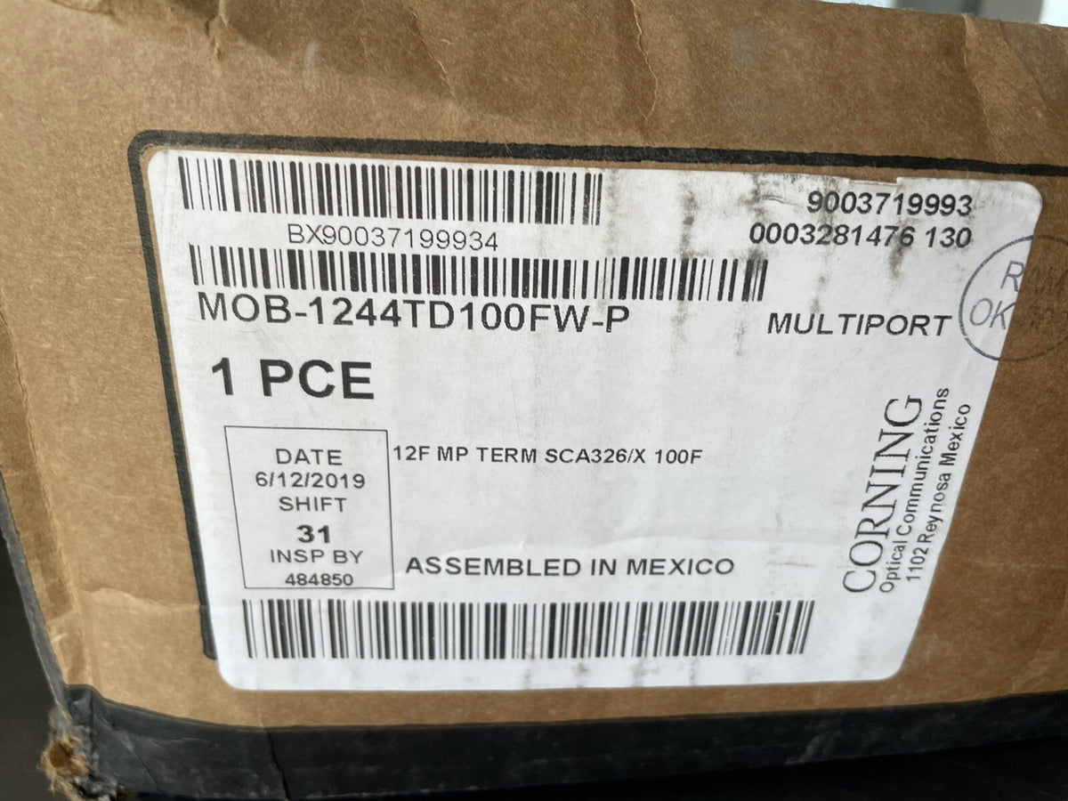 Corning MOB-1244TD100FW-P Optisheath Multiport Terminal 12 Port NEW IN BOX!