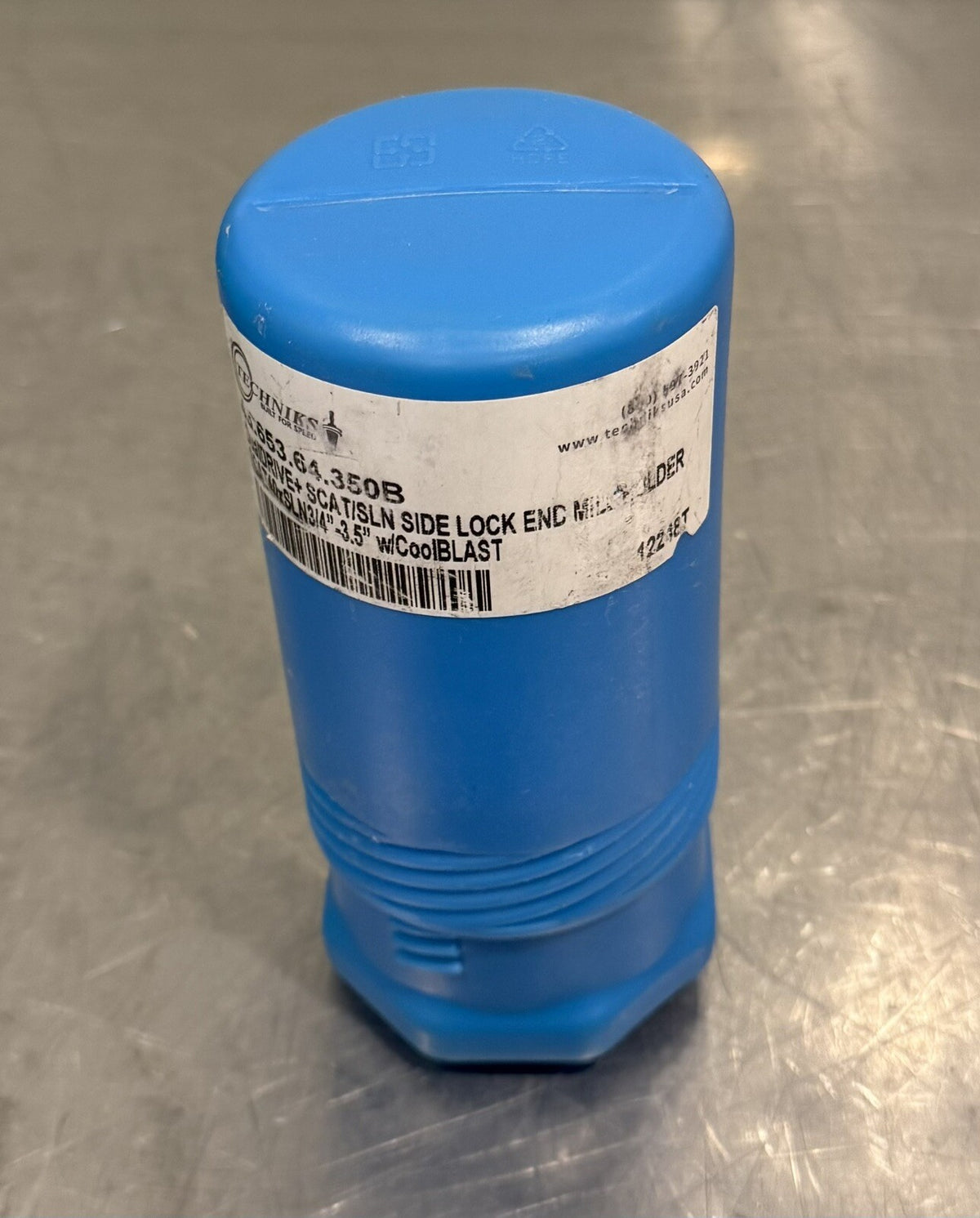 Techniks 43.653.64.350B Taper End Mill Holder CAT40 NEW! FREE SHIPPING!
